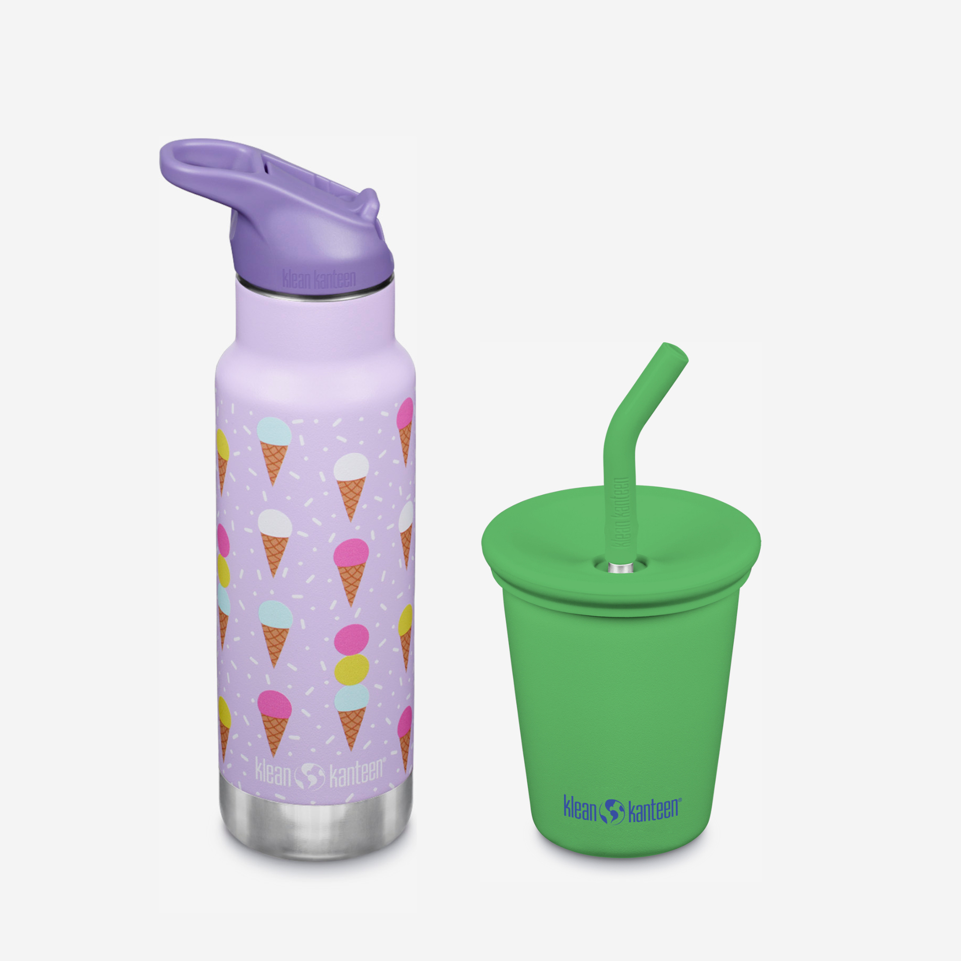kid-s-sippy-cup-and-water-bottle-set-c2 KK-Kids-SippyCupandWaterBottleSet-VibrantGreen-IceCream.png